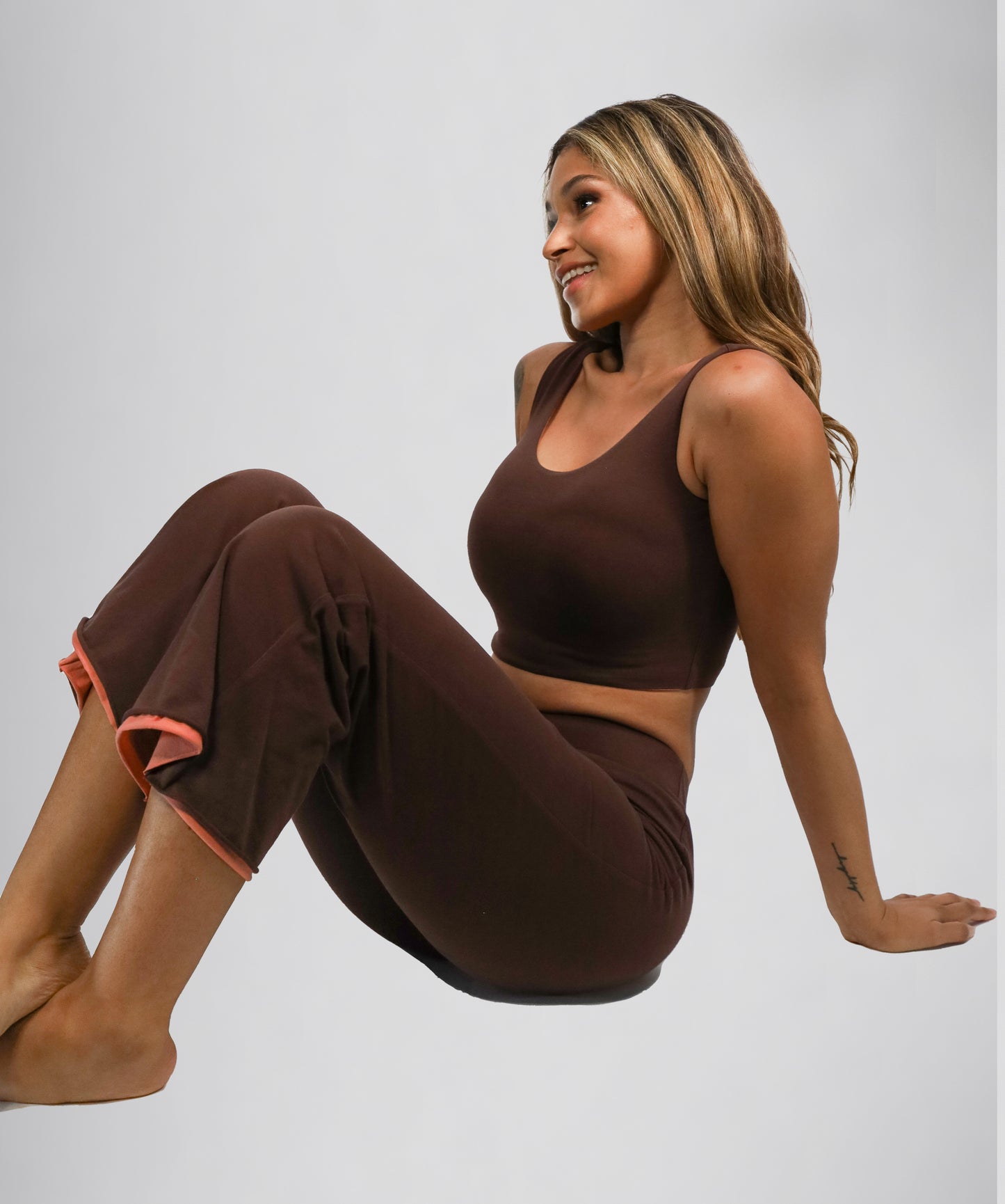 Gaby Flowy Pants: Organic Cotton Reversible Pants